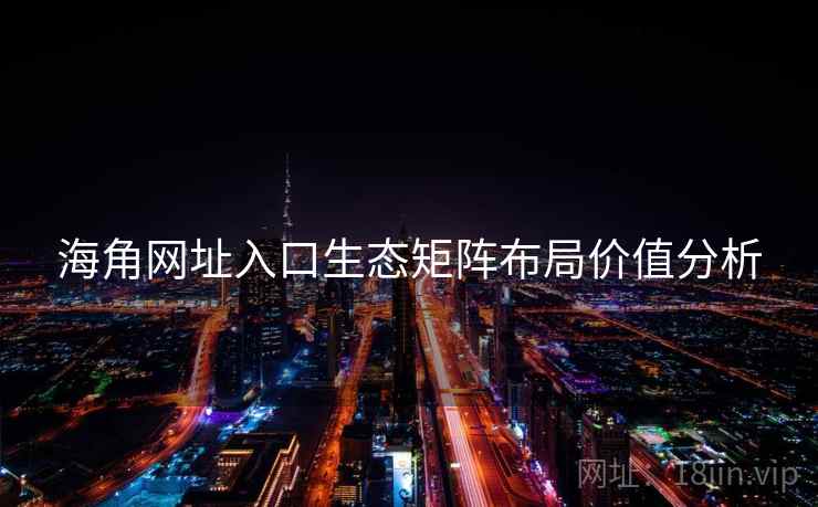 海角网址入口生态矩阵布局价值分析